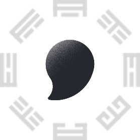 Speech bubble surrounded by Bagua trigrams representing FateTell AI BaZi dialogue readings