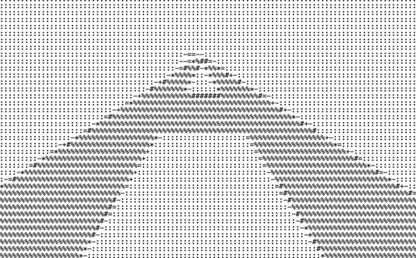 ASCII mountain road representing challenging stages of Fortune